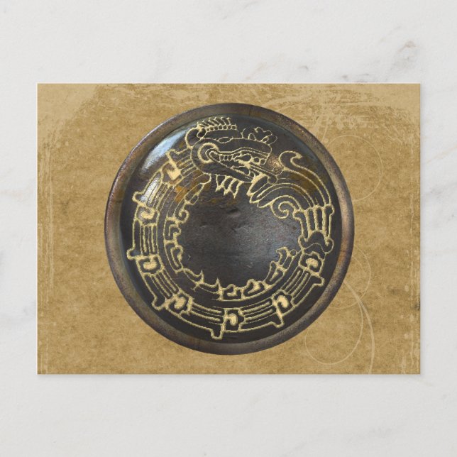 Postal Serpiente azteca (Anverso)