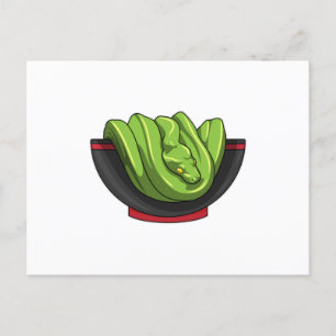 Postal Serpiente con Ramen Bowl