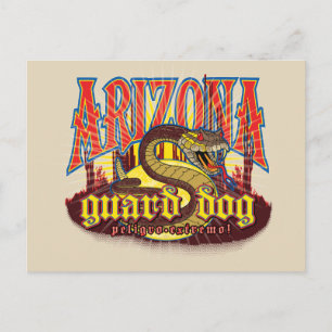 Postal Serpiente de Perro de la Guardia de Arizona