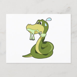 Postal Serpiente Divertida