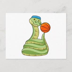 Postal Serpiente en deportes de baloncesto