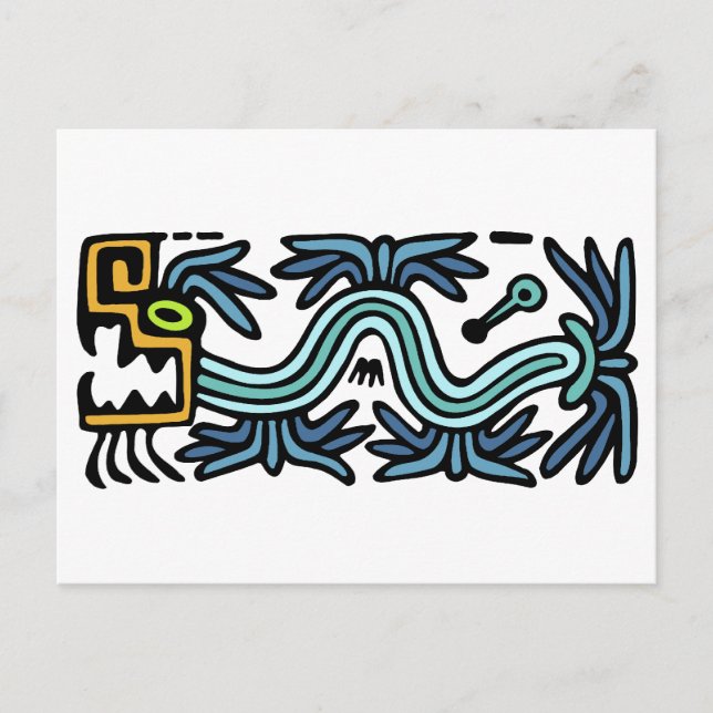 Postal Serpiente Feathered (Anverso)