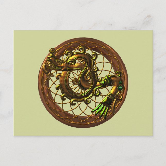 Postal Serpiente maya (Anverso)