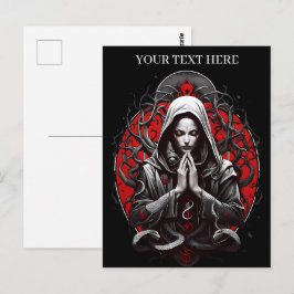 Postal Serpiente sacerdotisa de la sombra