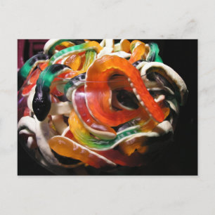 Postal Serpientes de gelatina