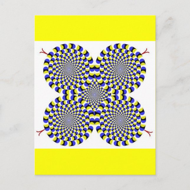 Postal Serpientes rotantes (Anverso)