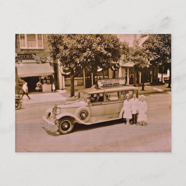 Postal Servicio de ambulancia gratuito a todos los hospit (Anverso)