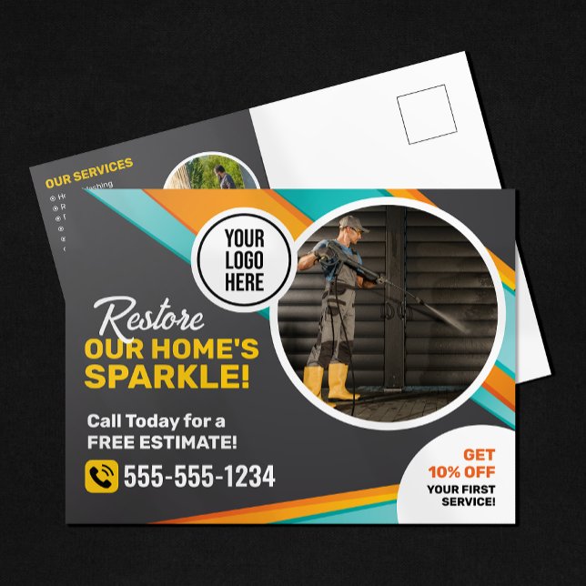 Postal Servicio de lavado eléctrico de limpieza del lavab (Subido por el creador)