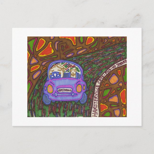 Postal servicio de recogida de gatos de hamster series-ha (Anverso)