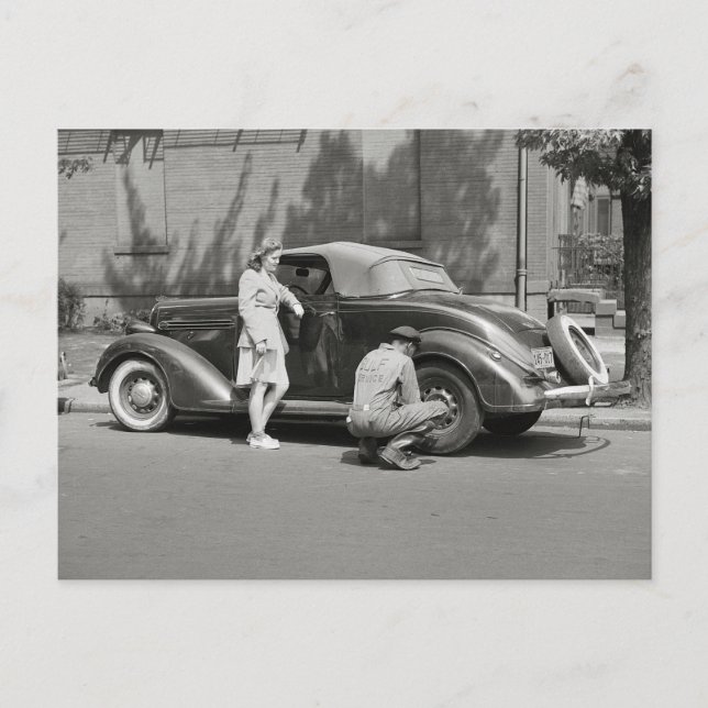 Postal Servicio de reparación de automóviles, 1942 (Anverso)
