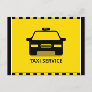 Postal Servicio de taxi