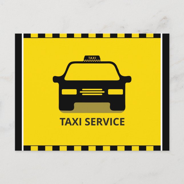 Postal Servicio de taxi (Anverso)