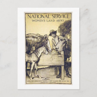 Postal Servicio Nacional de Vintage - Recluta de la Armad