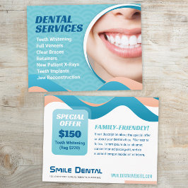 Postal Servicios de dentista dental con oferta especial