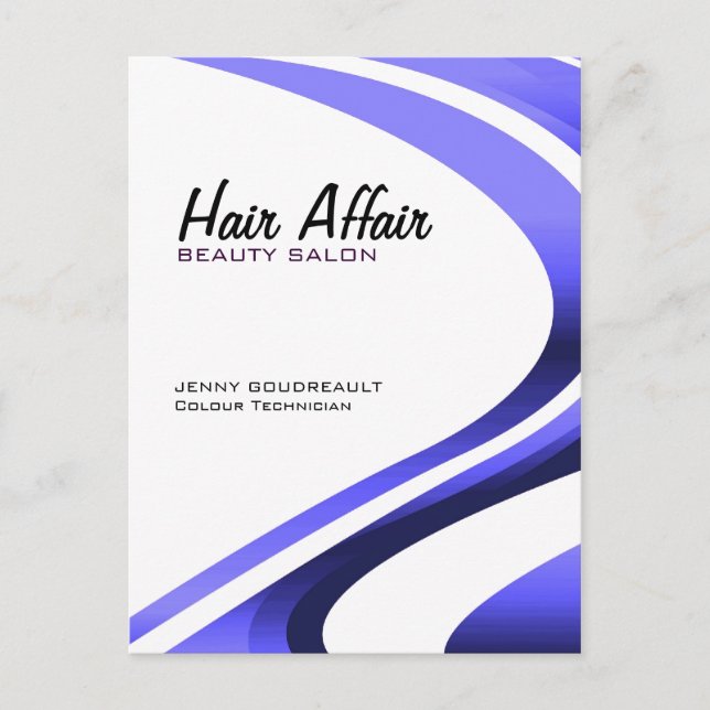 Postal Servicios ofrecidos ~ Postcard (Anverso)