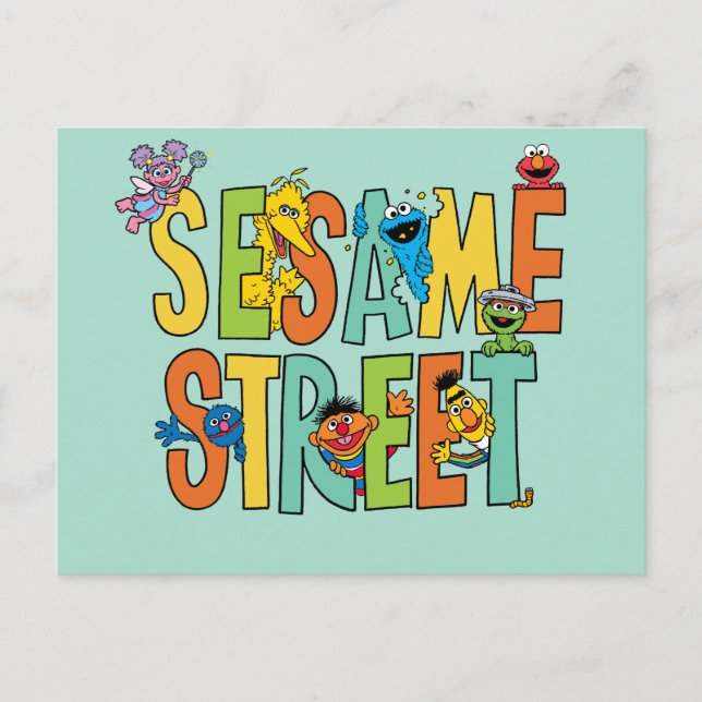 Postal Sesame Street | Amigos de Sesame Street (Anverso)