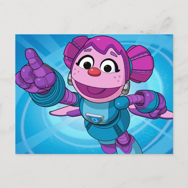 Postal Sesame Street | Mecha Builders Abby (Anverso)