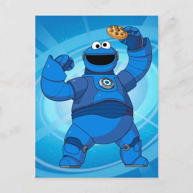 Postal Sesame Street | Mecha Builders El Monstruo de las  (Anverso)