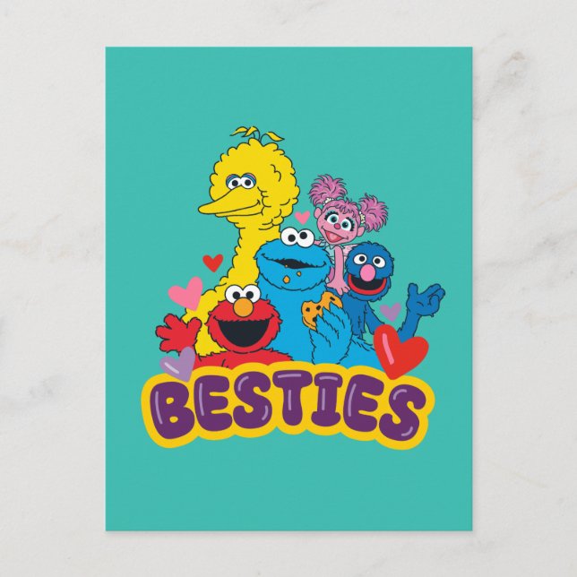 Postal Sesame Street Valentine Besties (Anverso)