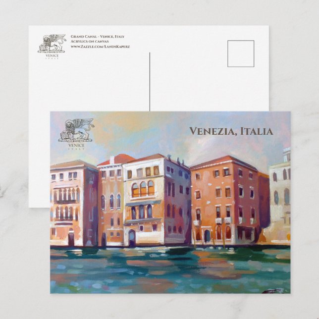 Postal Sestiere San Marco | Venecia, Italia (Anverso / Reverso)