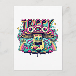Postal Seta Feliz Trippy