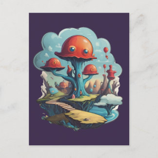 Postal Setas en el Surreal Place of Magic y Psychedeli