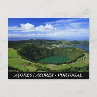 Postal Sete Cidades - Azores