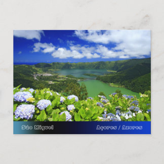 Postal Sete Cidades, Azores