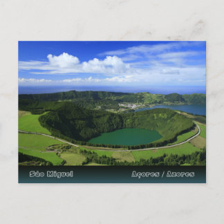 Postal Sete Cidades - Azores