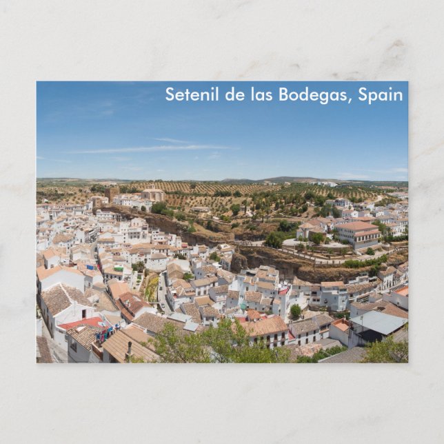 Postal Setenil de las Bodegas, España (Anverso)