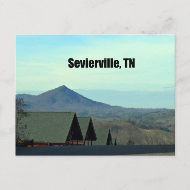 Postal Sevierville, Tennessee (Anverso)