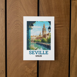 Postal Sevilla Belleza eterna de Andalucía España Viaje