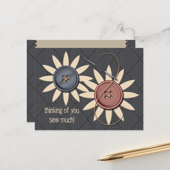 Postal Sew y Sew (Anverso/Reverso In Situ)