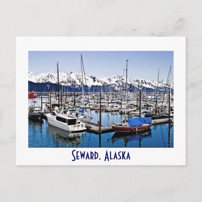 Postal Seward, Alaska, EE.UU. (Anverso)