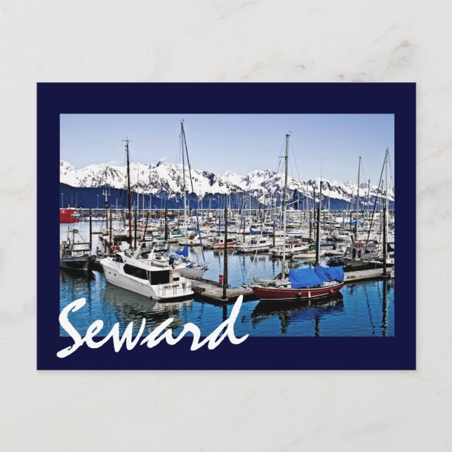 Postal Seward, Alaska, EE.UU. (Anverso)