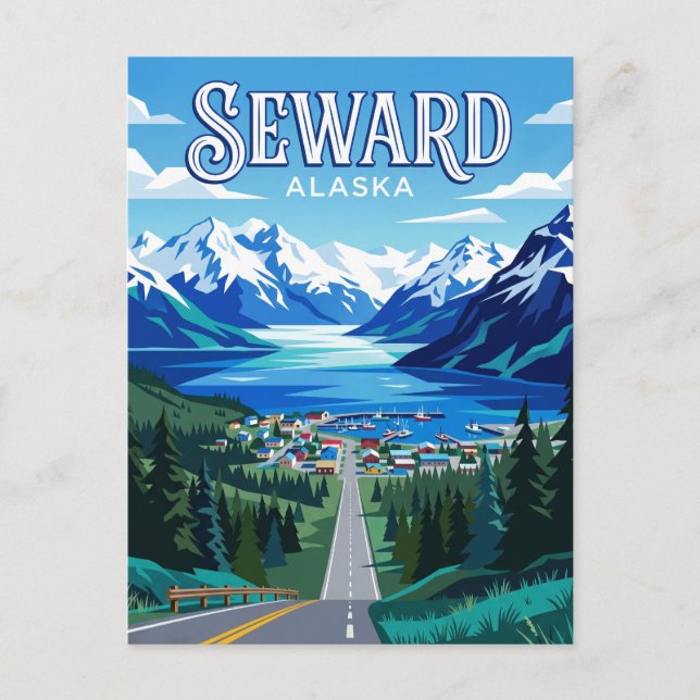 Postal Seward EE. UU. (Anverso)