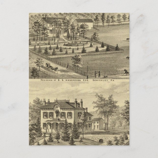 Postal Sewickley Pennsylvania (Anverso)