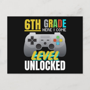 Postal Sexto Grado Aquí Llego A Nivel Desbloqueado
