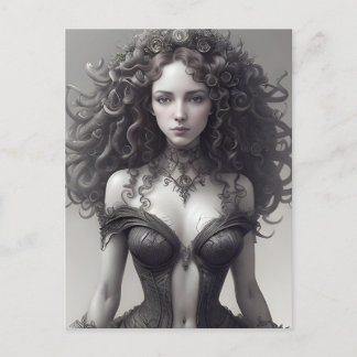 Postal Sexy Black Lingerie