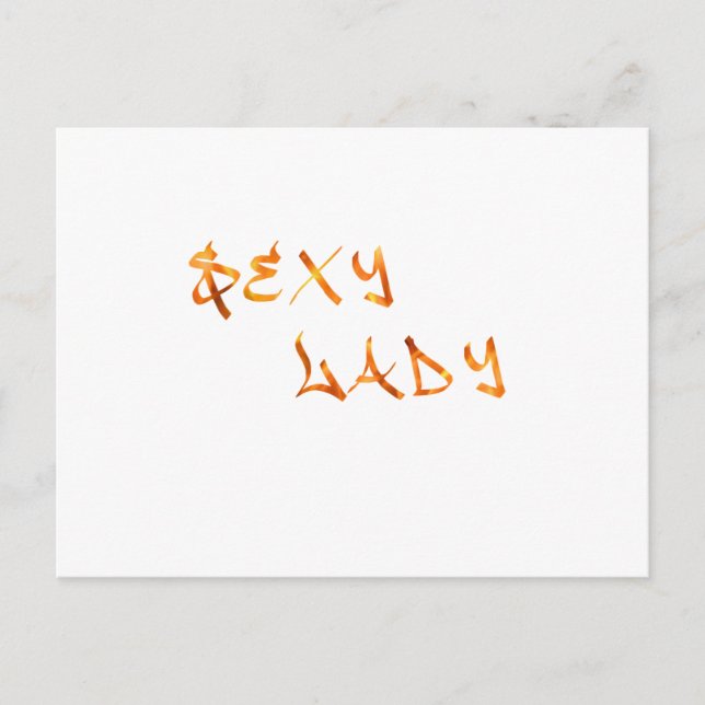 Postal Sexy Lady (Anverso)