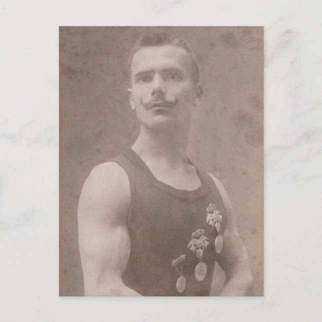 Postal Sexy Vintage Acrobat (Anverso)