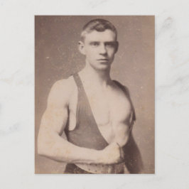 Postal Sexy Vintage Male Weightlifter