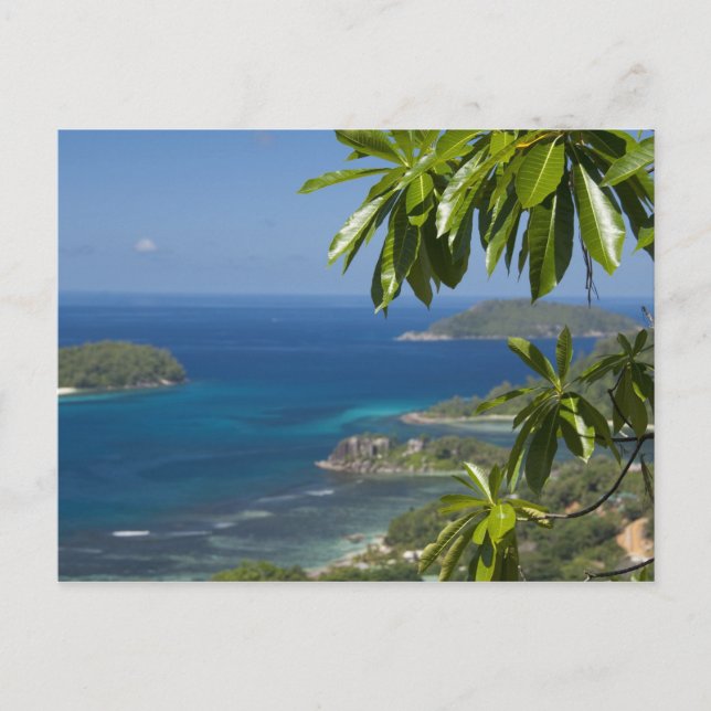Postal Seychelles, Isla de Mahe. Costa occidental de (Anverso)