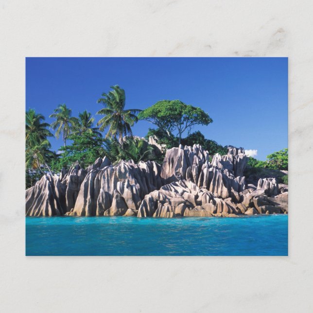 Postal Seychelles. Islote St. Pierre (cerca de Praslin) (Anverso)