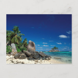 Postal Seychelles, la isla Mahe, la playa Anse Royale.