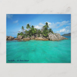 Postal Seychelles, Praslin - Isla tropical - Foto