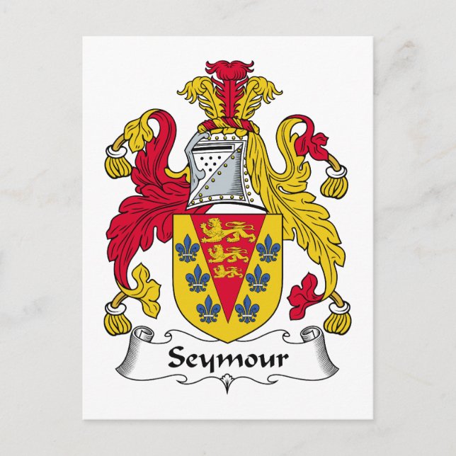 Postal Seymour Family Crest (Anverso)