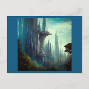 Postal SF - Ciudad Sobre El Planeta Forestal 3
