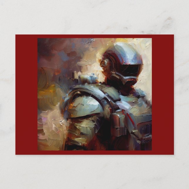 Postal SF - Héroe militar 3 (Anverso)