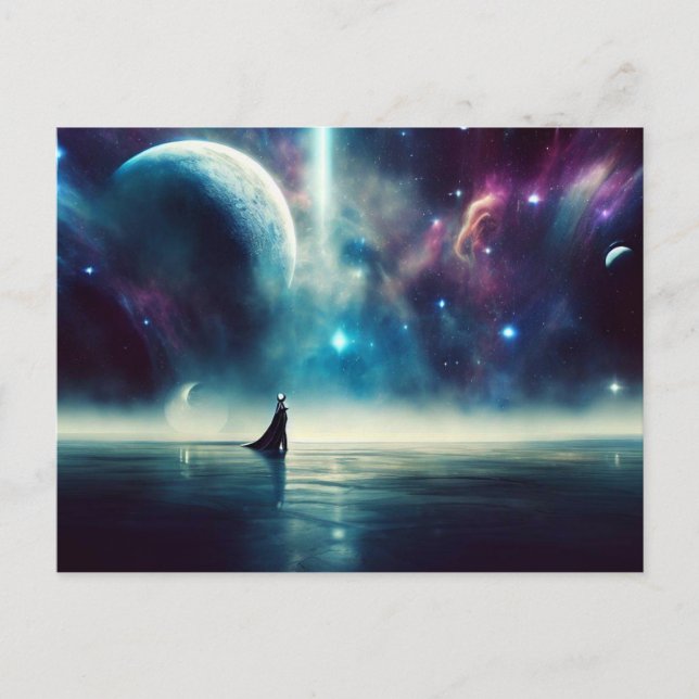 Postal SF - Opera espacial 1 (Anverso)